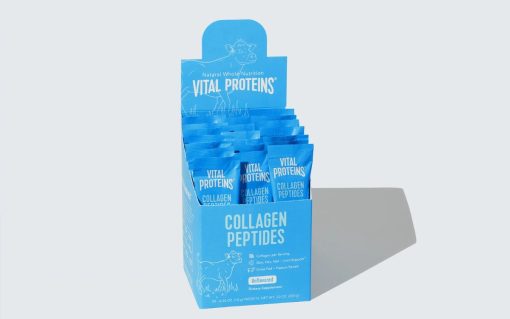 Sản phẩm Bột Collagen Peptide Vital Proteins dạng gói, hỗ trợ Tóc, Da, Móng & Khớp.