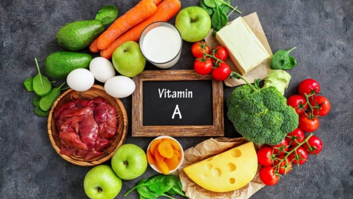 Hình ảnh mô tả về nguồn cung cấp vitamin A