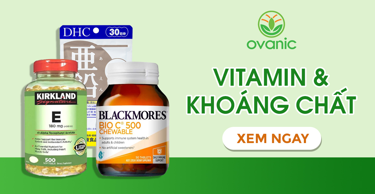 Vitamin và khoáng chất bán chạy nhất