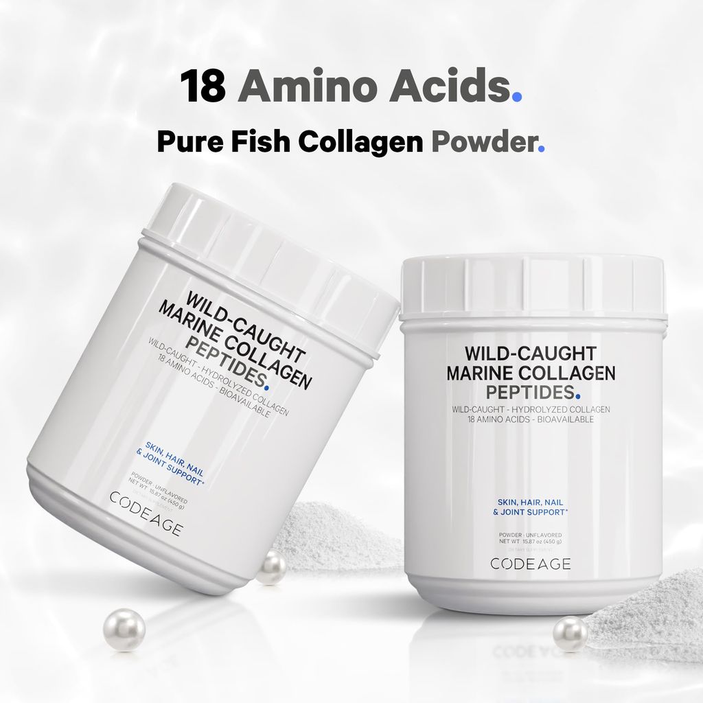 Ưu điểm vượt trội của collagen cá biển wild-caught marine collagen với 18 amino acids