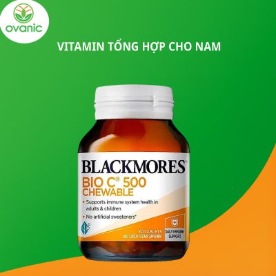 Vitamin tổng hợp cho nam: Vitamin C Blackmores Bio C 500mg