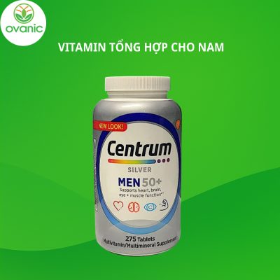 Vitamin Tổng Hợp Cho Nam Trên 50 Tuổi Centrum Silver Men 50+