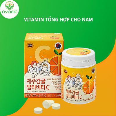Vitamin tổng hợp cho nam: Vitamin C Jeju Tangerine Multivita C 4000mg
