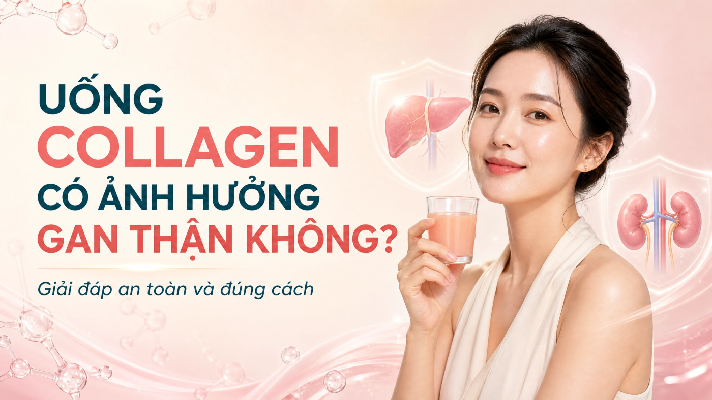 Ảnh minh họa Uống Collagen Có Ảnh Hưởng Gan Thận Không