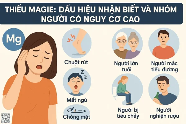 Dấu hiệu nhận biết thiếu Magie